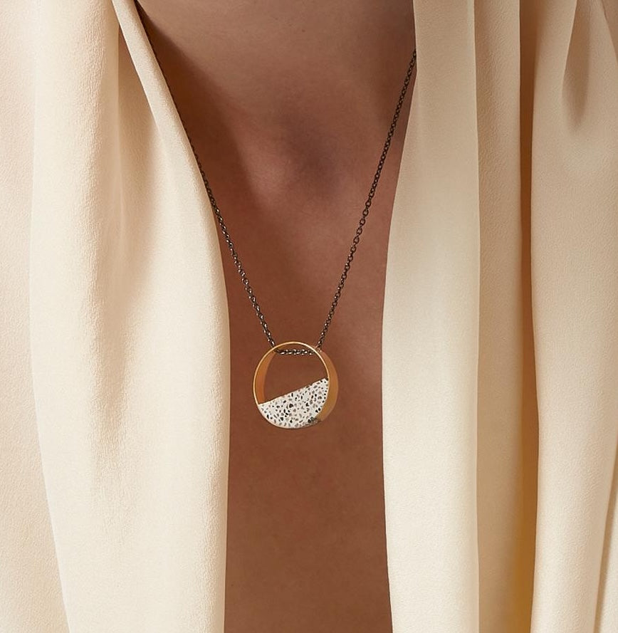 Terrazzo Circle Necklace