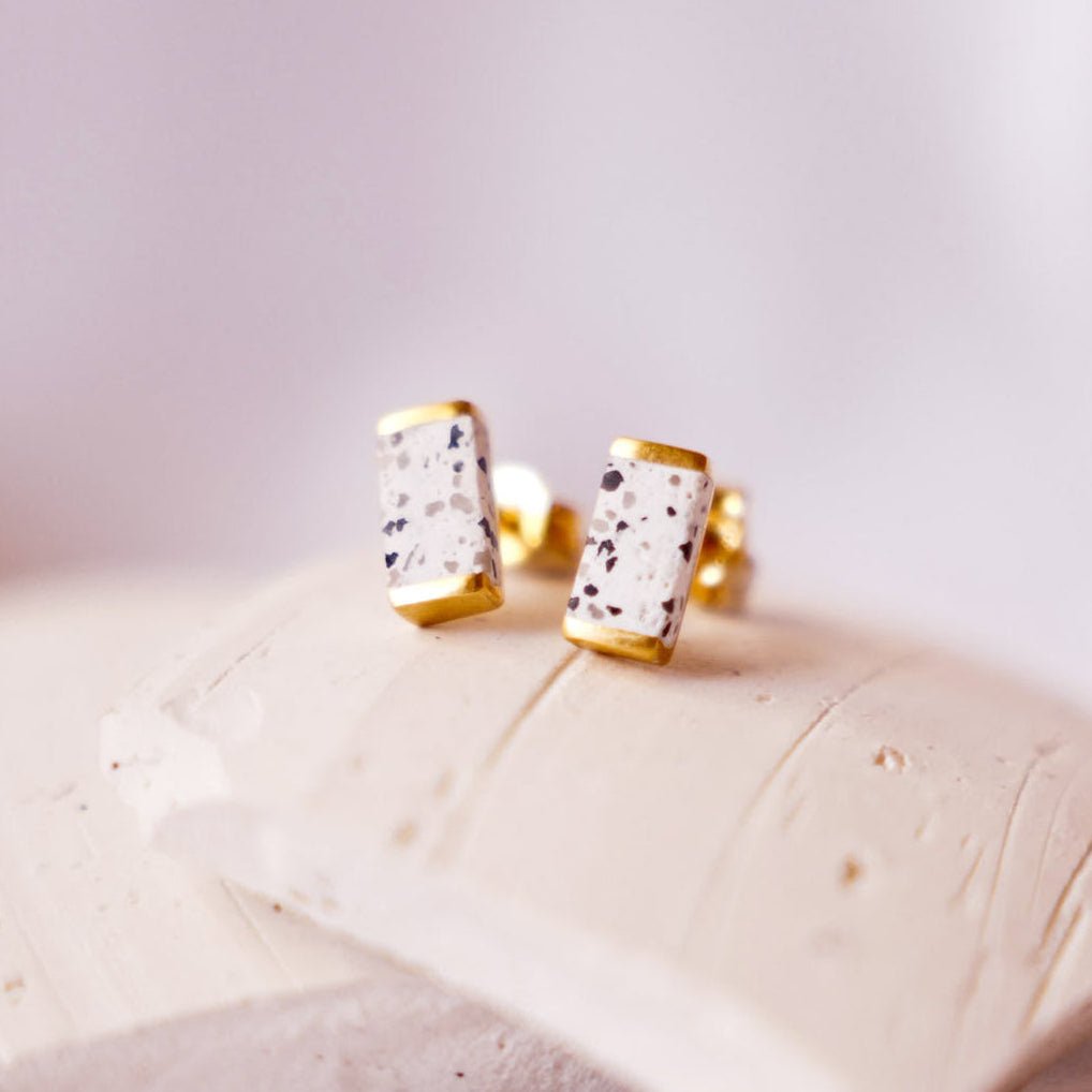 Oria Terrazzo Stud Earrings - Anemis