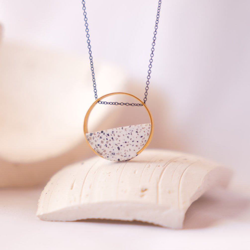 Terrazzo Circle Necklace - Anemis